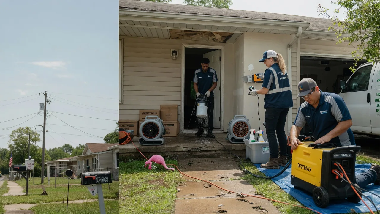 Storm Damage Water Removal in Mesquite, TX near me